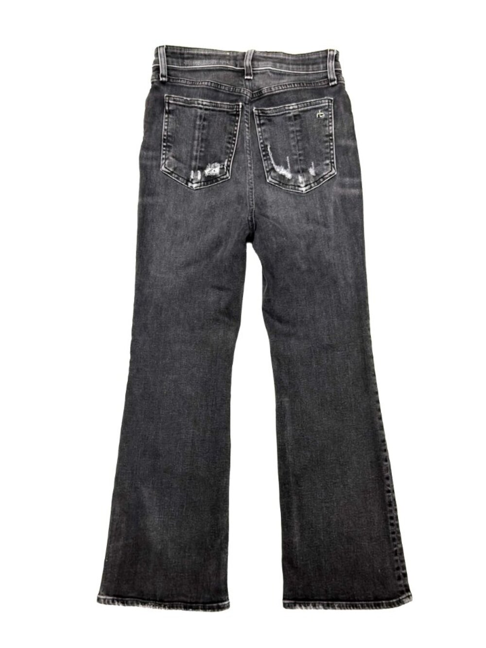 Rag & Bone Nina High Rise Ankle Flare Jeans 27 Gravity WDD19F2649CLGR - Picture 4 of 15
